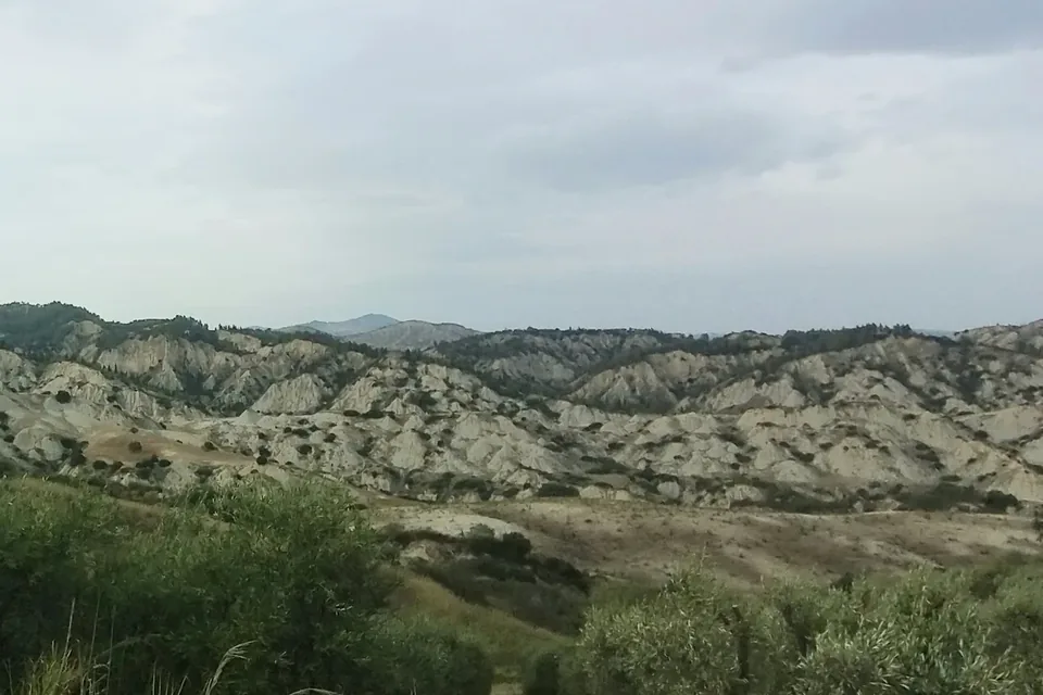 Calanchi nel territorio di Aliano