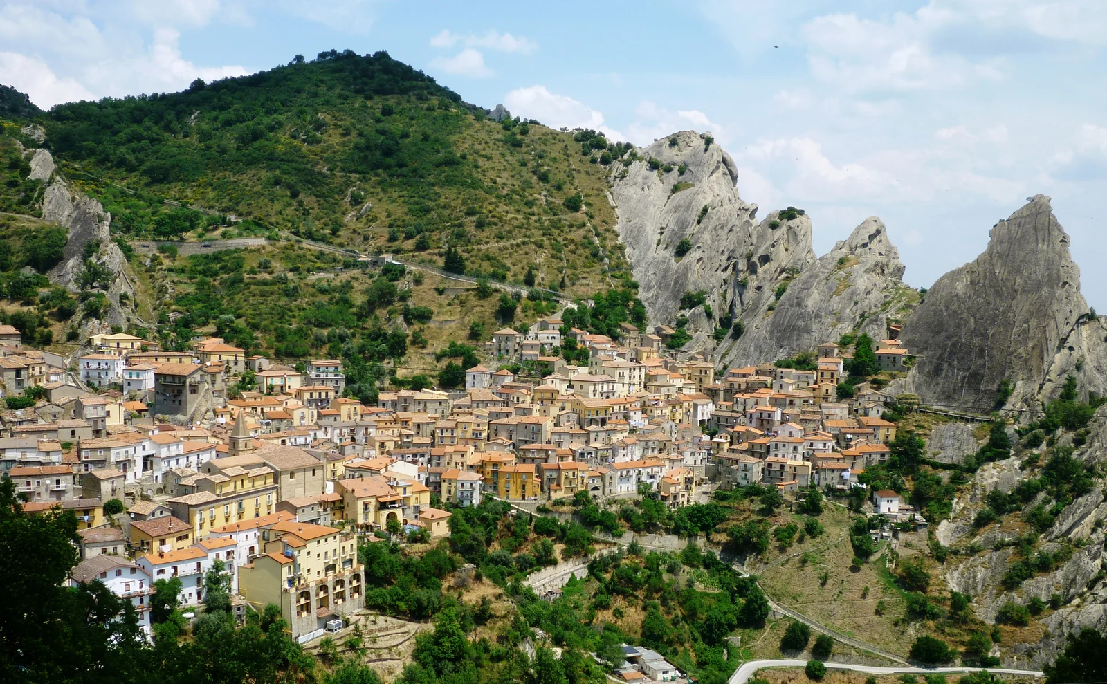 View of Castelmezzano
