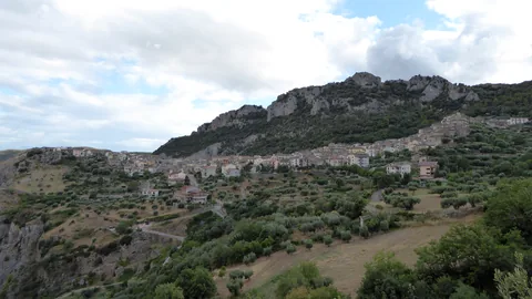 Panorama of Civita, Calabria