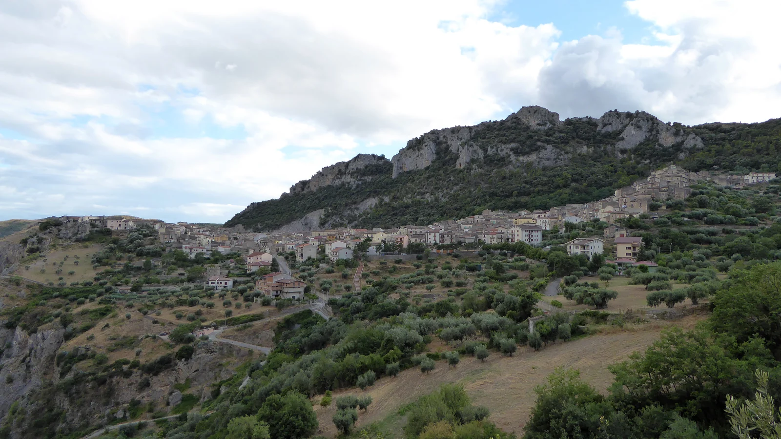 Panorama of Civita, Calabria