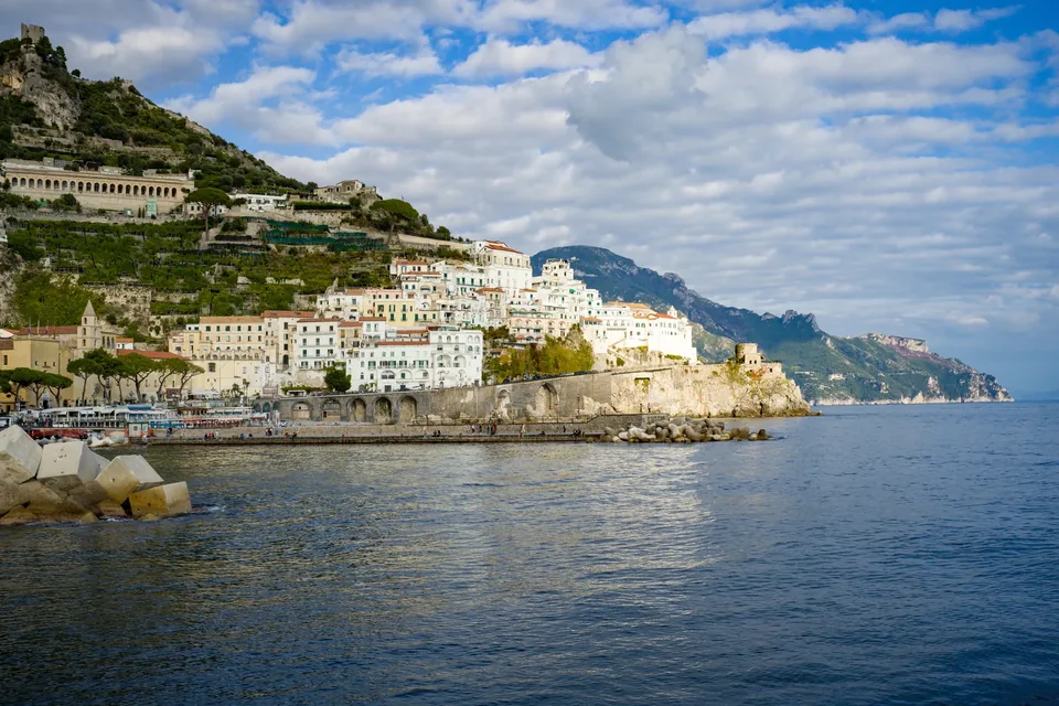 Amalfi vista dal mare