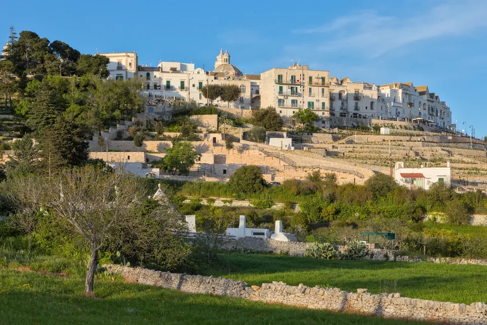 Locorotondo vista da via Serra