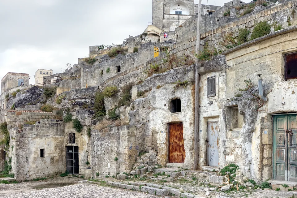 Case scavate nei Sassi di Matera