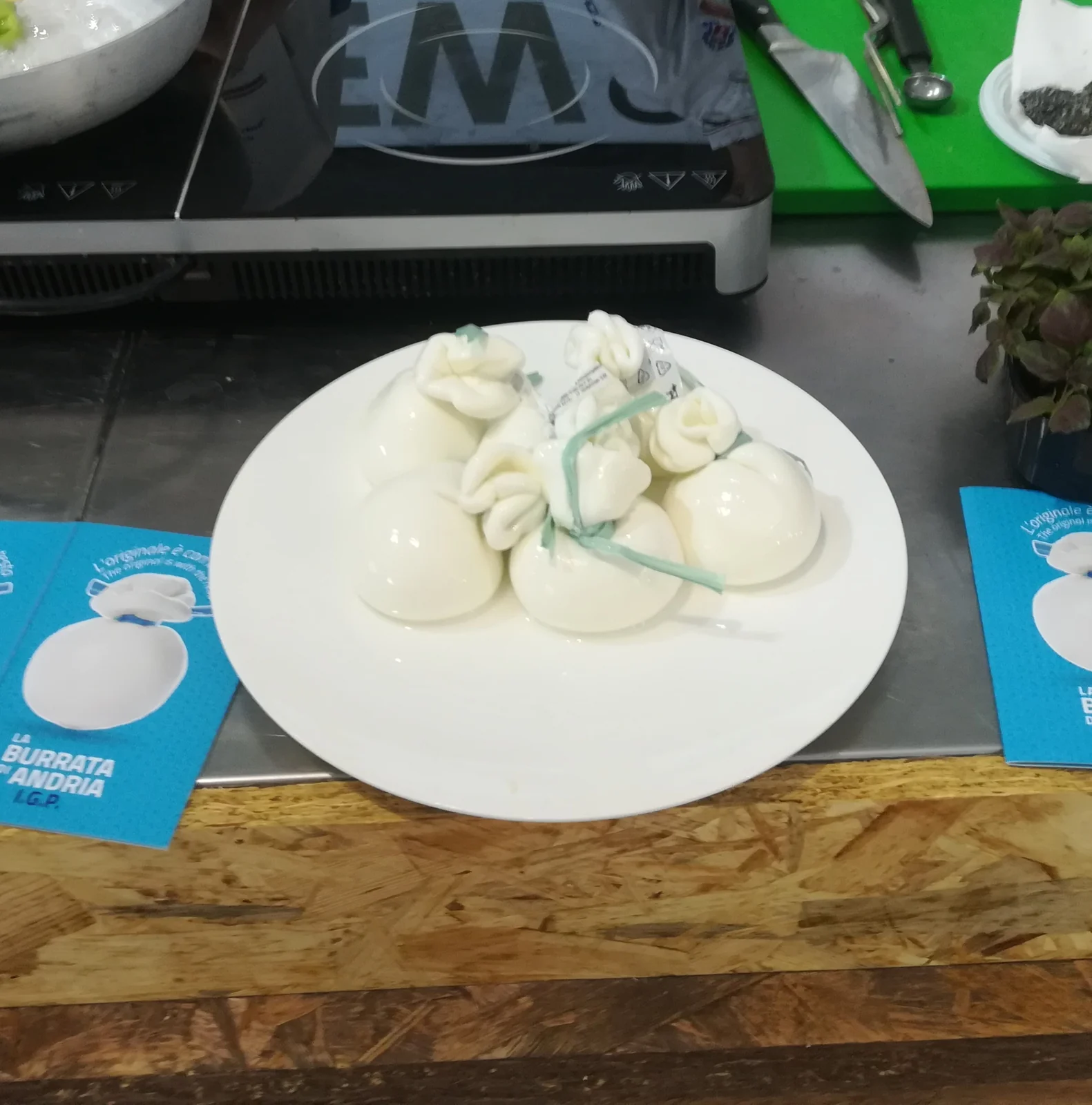Burrata di Andria, fotografia illustrativa